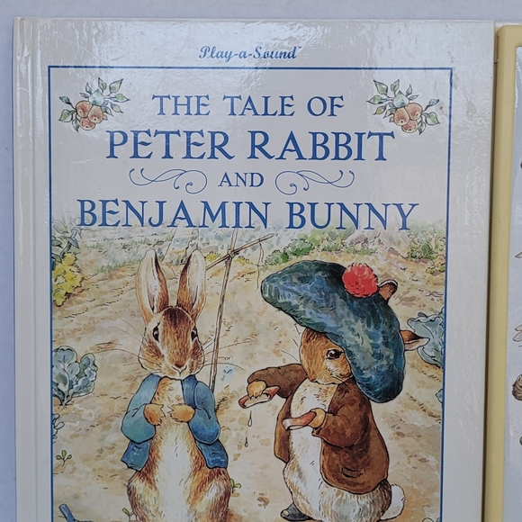 Play a Sound The Tale of Peter Rabbit and Benjamin Bunny Vintage Hardcover Book - Picture 16 of 17